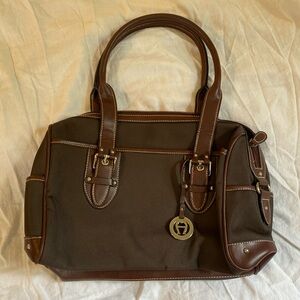 Brown Etienne Aigner Shoulder Bag